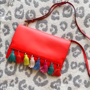 Rebecca Minkoff Multicolor Fringe Crossbody/Clutch